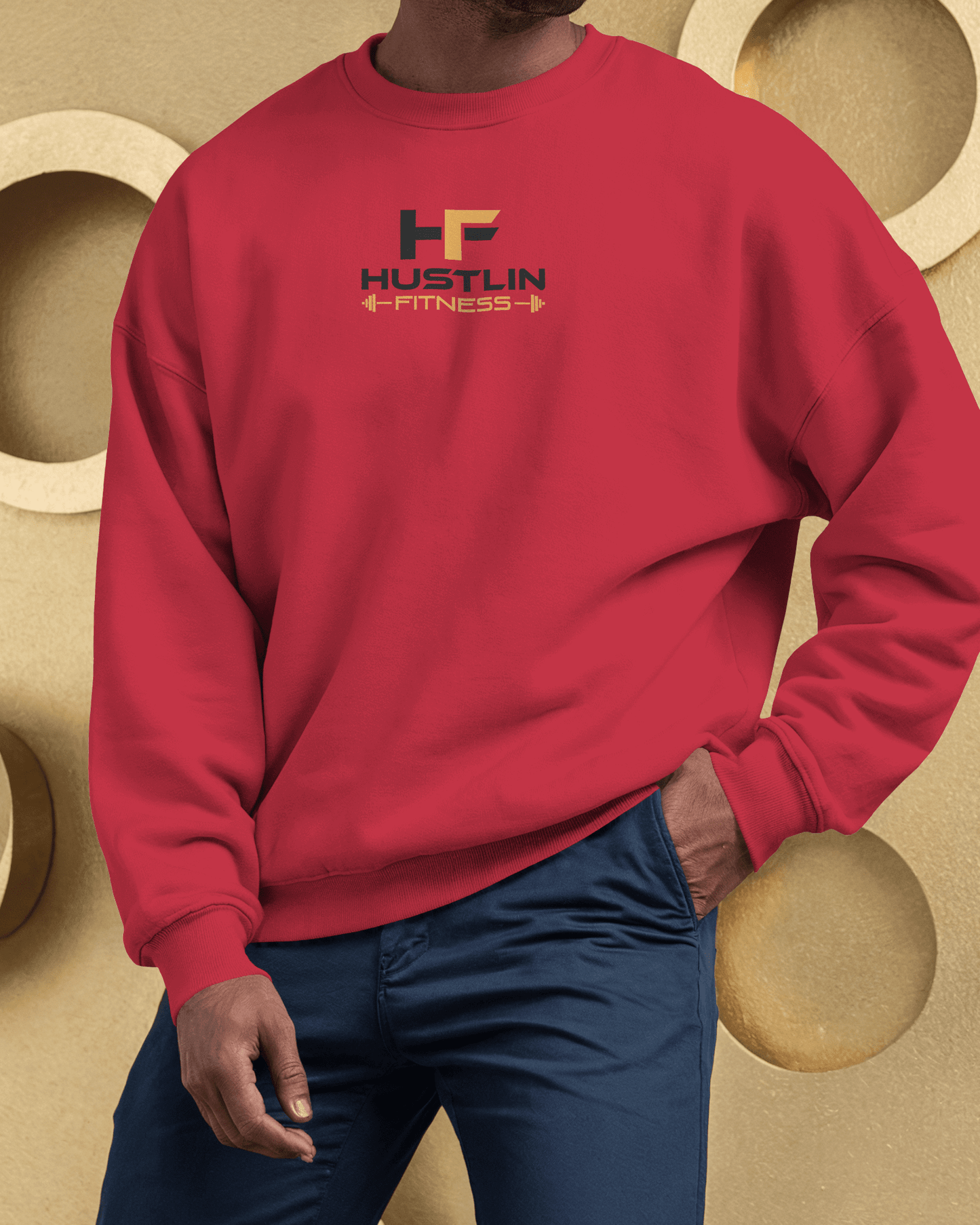 Hustlin Sweat Shirt for Men - Warm, Comfortable & Versatile