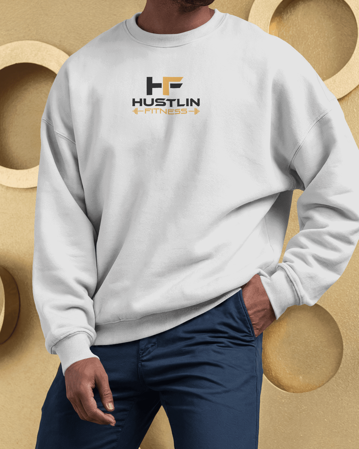 Hustlin Sweat Shirt for Men - Warm, Comfortable & Versatile