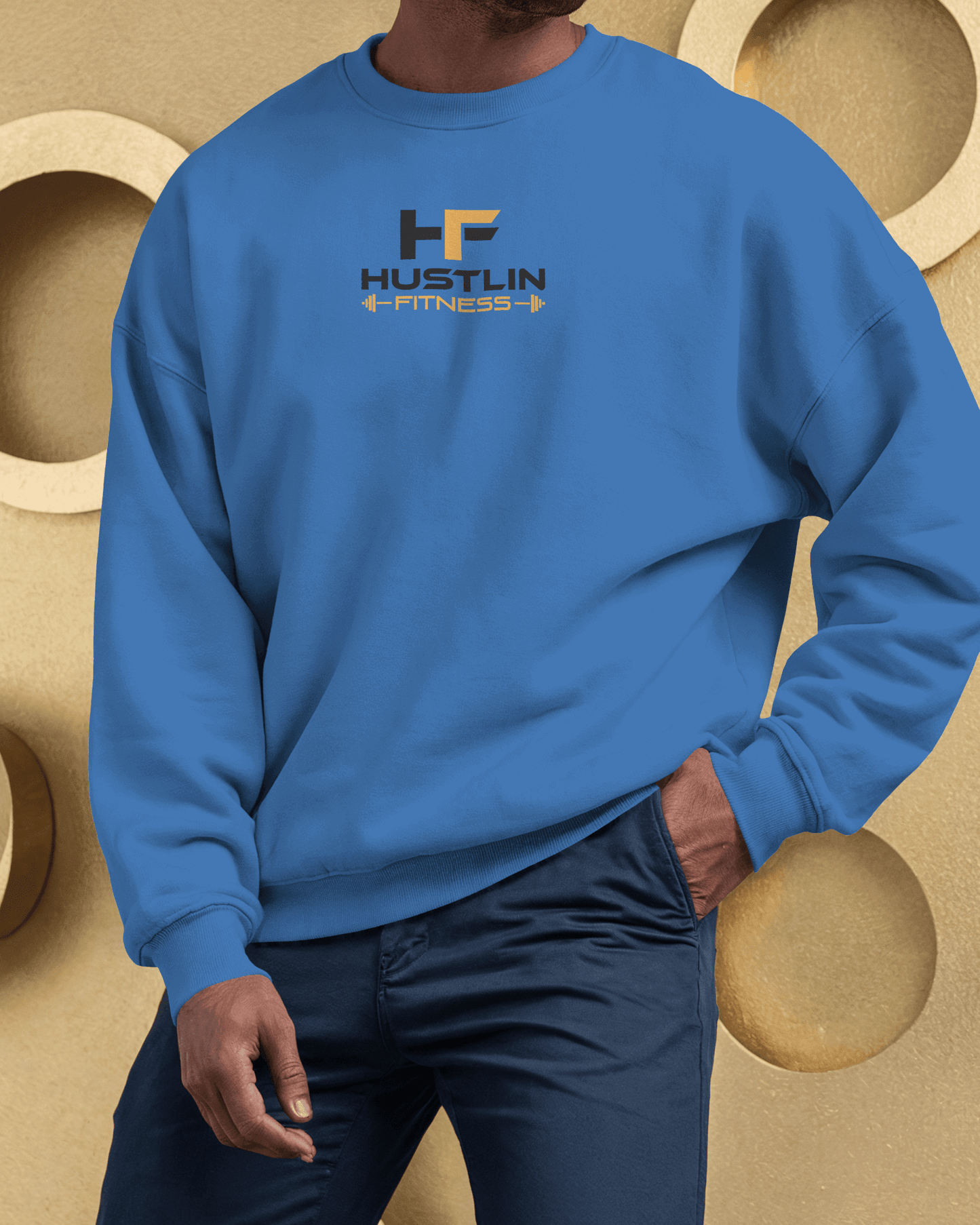 Hustlin Sweat Shirt for Men - Warm, Comfortable & Versatile