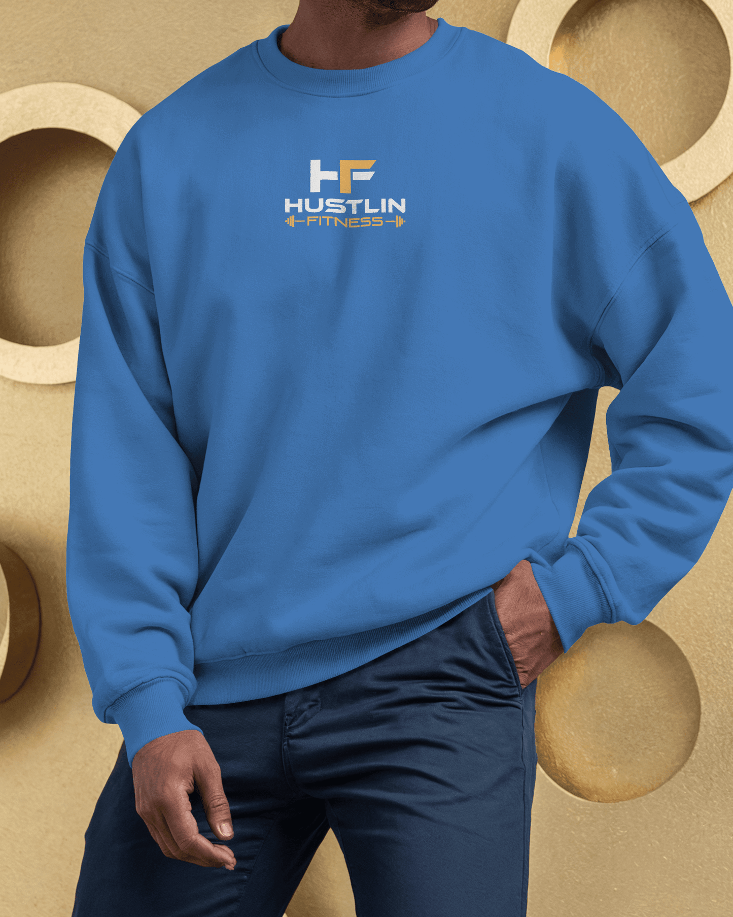 Hustlin Sweat Shirt for Men - Warm, Comfortable & Versatile