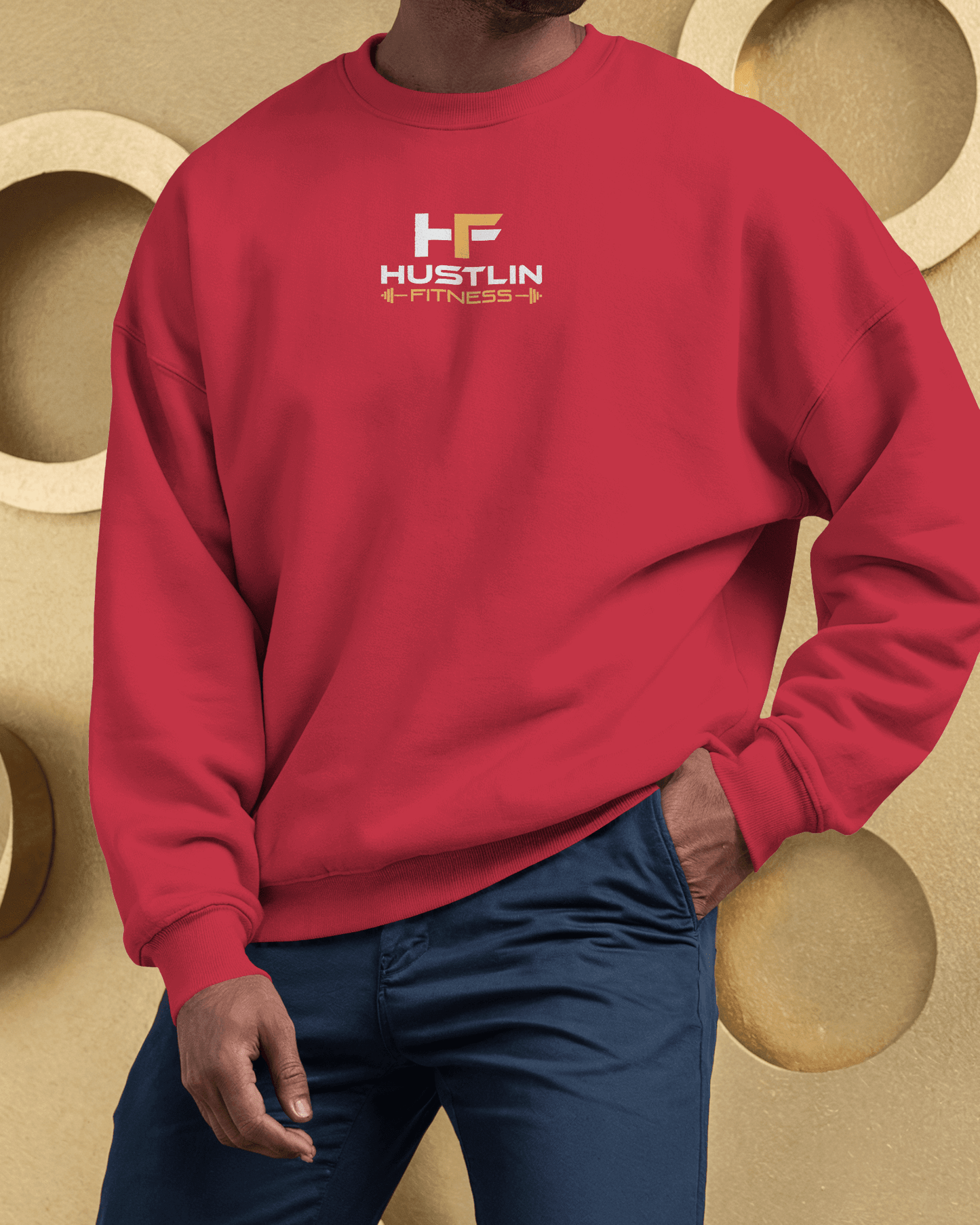 Hustlin Sweat Shirt for Men - Warm, Comfortable & Versatile