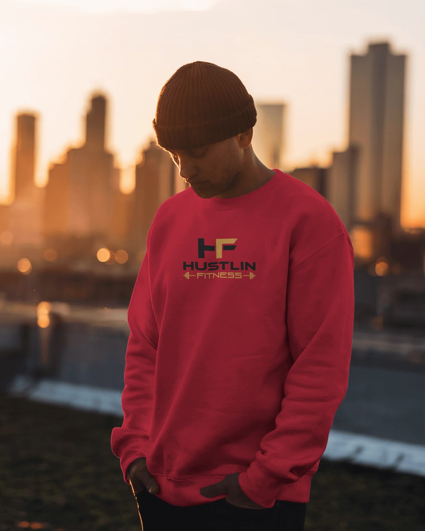 Hustlin Sweat Shirt for Men - Warm, Comfortable & Versatile