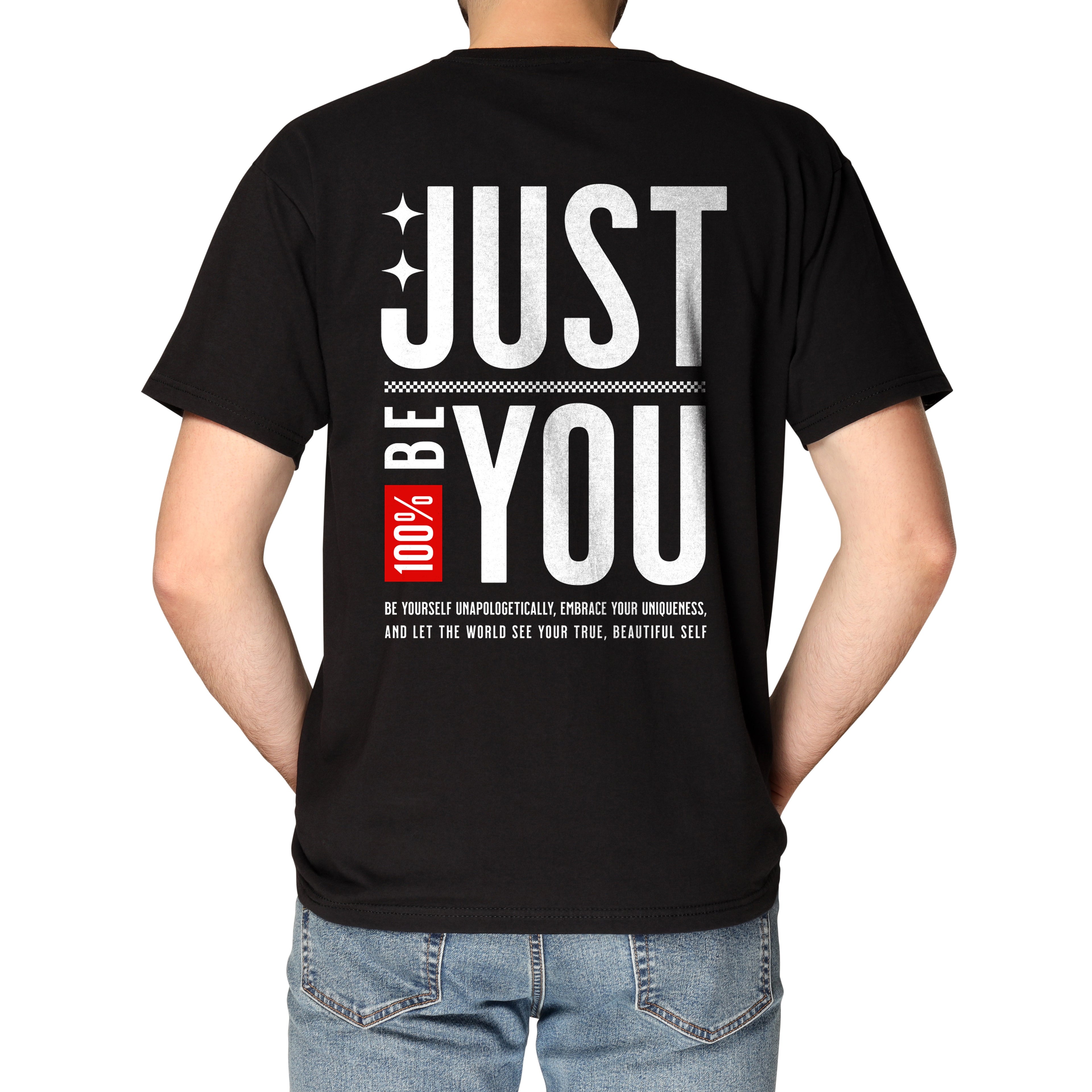 Hustlin Fitness "Just Be You" Graphic Tee