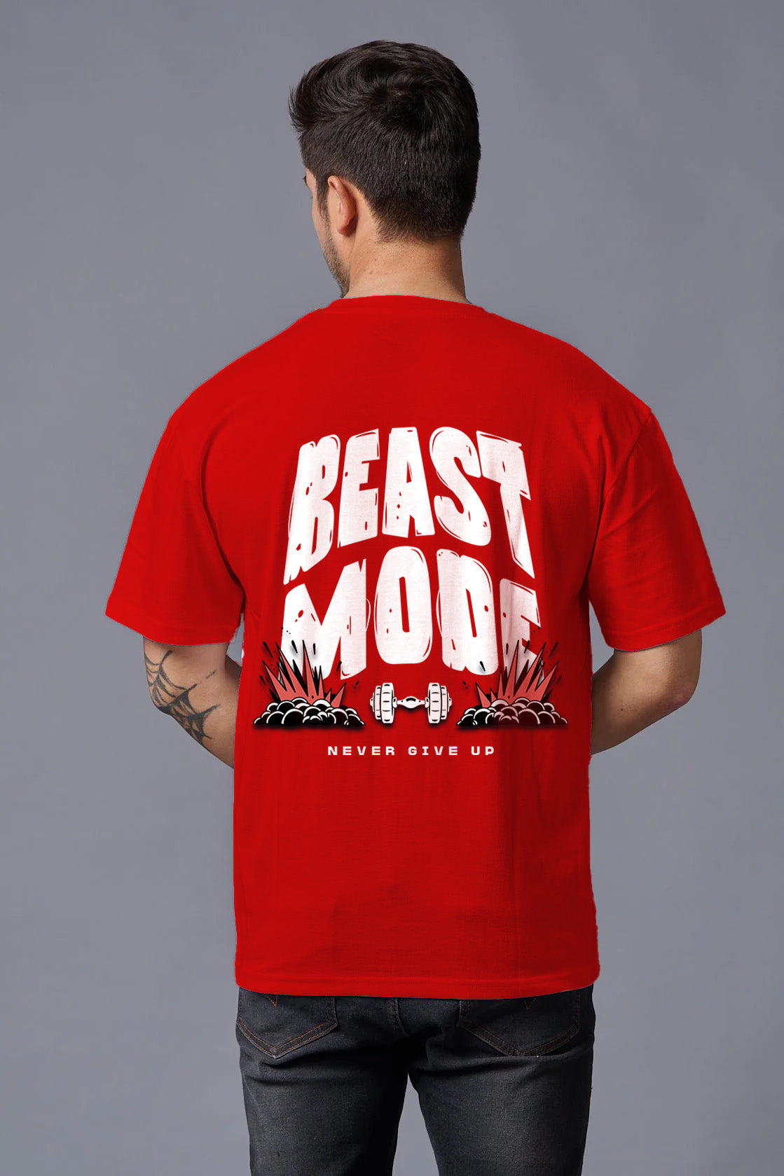 Hustlin Fitness "Unstoppable Beast Mode" Graphic Tee