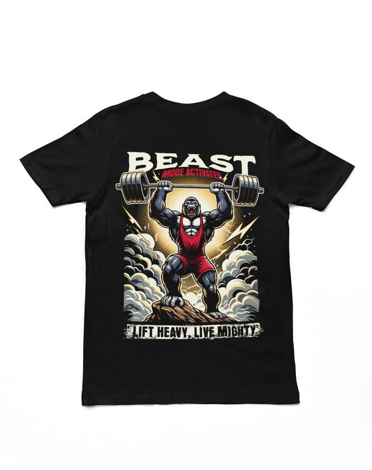 Hustlin Fitness t-shirt beast