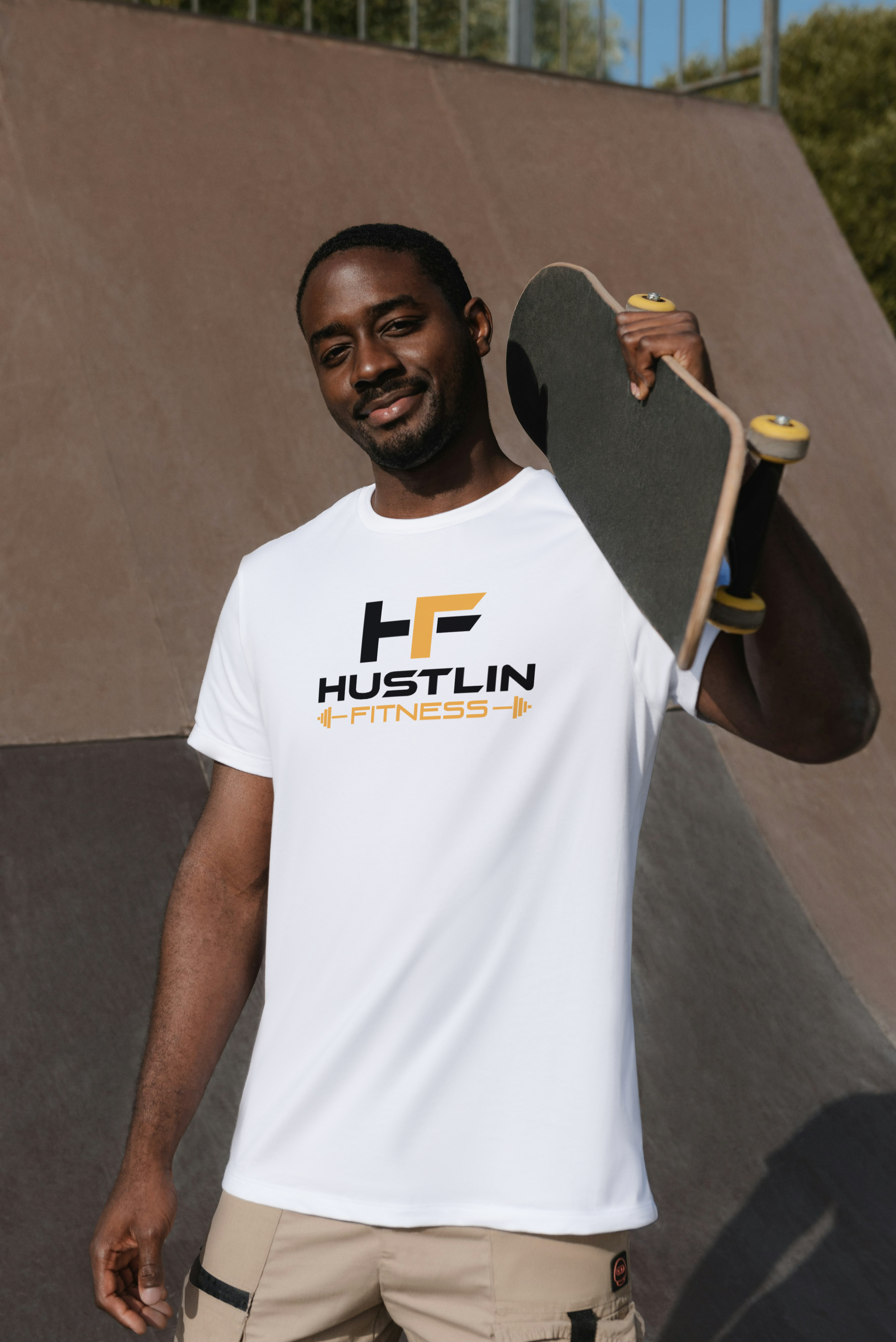 Hustlin Fitness "Beast Mode" Neon Graphic Tee